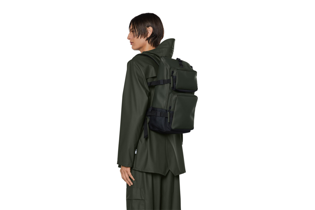 Rains Trail Cargo Backpack Σάκος Πλάτης (13800 GREEN) | Hall of Brands